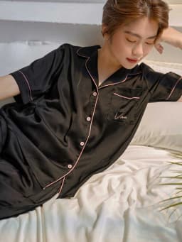 Thumbnail VIBES Đồ bộ Pijama dài Lụa trơn cao cấp Silk Long Py Set 2