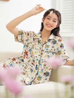 Thumbnail VIBES Đồ bộ Pijama lửng Owl Capri Py Set 4