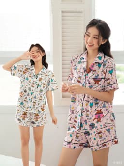 Thumbnail VIBES Đồ bộ Pijama ngắn Owl Py Set 1