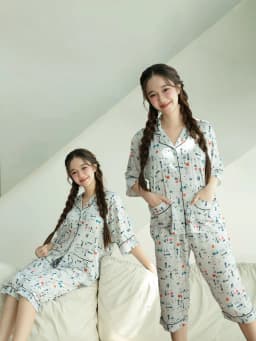 Thumbnail VIBES Pijama lửng Ashie Capri Py Set 1