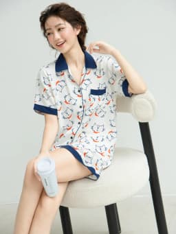 Thumbnail VIBES Pijama ngắn Cat Py Set 3
