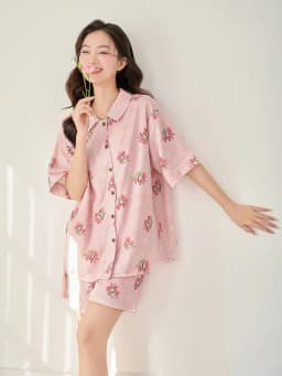 Thumbnail VIBES Pijama ngắn Freesize Py Set phom rộng từ 45-65kg 3