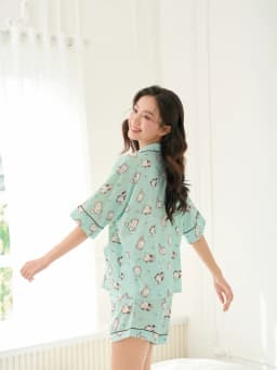 Thumbnail VIBES Pijama ngắn phom cánh dơi Marine Py Set 3