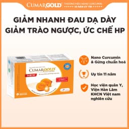 Thumbnail Viên Dạ Dày CumarGold New 30 Viên Hỗ Trợ Giảm Đau Dạ Dày, Trào Ngược Từ Nano Curcumin - CMG01 1