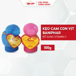 Thumbnail Viên kẹo ngậm bổ sung vitamin C vị cam con vịt BANIPHAR 100gr 1