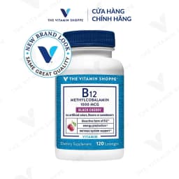Thumbnail Viên ngậm hỗ trợ tạo máu và hệ thần kinh THE VITAMIN SHOPPE B12 Methylcobalamin 1000 MCG 60 viên 4