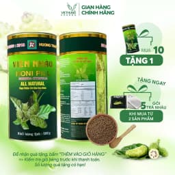 Thumbnail Viên Nhàu Noni Mật Ong Hương Thanh, Noni Pill 90% Từ Quà Nhàu, Bổ Xương Khớp, Giảm Đau Lưng, Tăng Đề Kháng, Hộp 500g 1