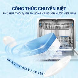 Thumbnail Viên rửa chén bát SEAWAYS 3 trong 1 (Túi 35 viên x8gr) chuyên dùng cho máy rửa chén bát - An toàn, sạch hoàn hảo - KOCHI 4