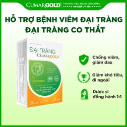 Thumbnail Viên Uống Đại tràng CumarGold - Thảo Dược Dành Cho Người Viêm Đại Tràng Từ Nano Curcumin, 20 Viên - CMT01 1