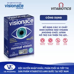 Thumbnail Viên Uống Bổ Mắt, Cải Thiện Thị Lực Vitabiotics VISIONACE ORIGINAL Bổ Sung Các Vi Chất Dinh Dưỡng  Hộp 30 Viên 1