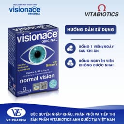 Thumbnail Viên Uống Bổ Mắt, Cải Thiện Thị Lực Vitabiotics VISIONACE ORIGINAL Bổ Sung Các Vi Chất Dinh Dưỡng  Hộp 30 Viên 2