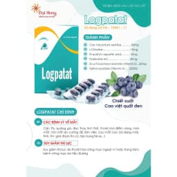 Thumbnail Viên uống bổ mắt Logpatat hộp 60 viên chính hãng, Hỗ trợ tăng cường thị lực, chống mỏi mắt, quáng gà 4