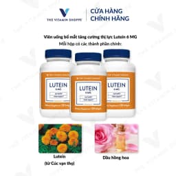 Thumbnail Viên uống bổ mắt tăng cường thị lực THE VITAMIN SHOPPE Lutein 6 MG 60/120 viên 4