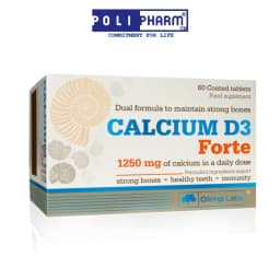 Thumbnail Viên uống bổ sung Canxi CALCIUM D3 FORTE - OLIMP LABS xuất sứ Ba Lan hộp 60 viên nén POLIPHARM 1