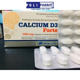 Thumbnail Viên uống bổ sung Canxi CALCIUM D3 FORTE - OLIMP LABS xuất sứ Ba Lan hộp 60 viên nén POLIPHARM 3