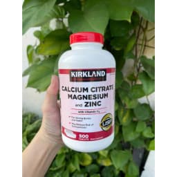 Thumbnail Viên uống bổ sung canxi kẽm, magie Kirkland Signature Calcium Citrate Magnesium and ZinC 500 viên 1