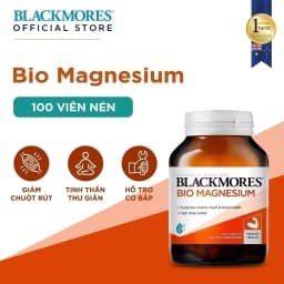 Thumbnail Viên Uống Bổ Sung Magie Hỗ Trợ Cơ Bắp Ngăn Ngừa Chuột Rút Blackmores Bio Magnesium Lọ 100 Viên 2
