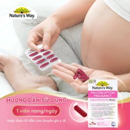 Thumbnail Viên Uống Bổ Sung Vitamin Tổng Hợp Cho Bà Bầu Nature's Way PreConception Pregnancy Breastfeeding Plus – Hộp 30 Viên 4
