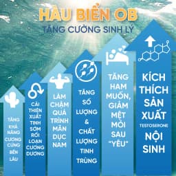 Thumbnail Viên Uống Bổ Thận Hàu Biển Tăng Sinh Lý Nam Hỗ Trợ Sức Khỏe Nam Giới Oyster (Hộp 30v) 4