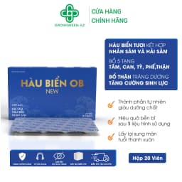 Thumbnail Viên Uống Bổ Thận Tinh Hàu Biển OB New, Tăng Cường Sinh Lý Nam (Hộp 20 viên) Grow Green Az 1