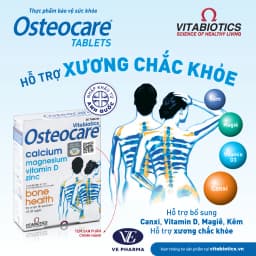 Thumbnail Viên Uống Chắc Khỏe Xương Vitabiotics OSTEOCARE Bổ Sung Canxi 30 Viên 1