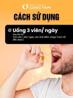 Thumbnail Viên Uống chiết Xuất Hàu Biển, Nhân Sâm, Kẽm, Baba, Bổ Thận, Tăng Cường Sinh Lý Nam Supo Maca Genki Fami Nhật Bản 3