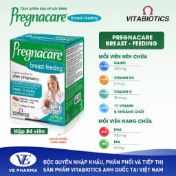 Thumbnail Viên Uống Cho Phụ Nữ Cho Con Bú Vitabiotics PREGNACARE Breast-feeding Bổ Sung Dinh Dưỡng Nâng Cao Sức Đề Kháng 84 Viên 3