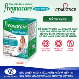 Thumbnail Viên Uống Cho Phụ Nữ Cho Con Bú Vitabiotics PREGNACARE Breast-feeding 84 Viên 1