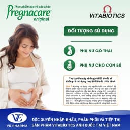 Thumbnail Viên Uống Cho Phụ Nữ Mang Thai Và Cho Con Bú Vitabiotics PREGNACARE ORIGINAL Bổ Sung Vitamin & Khoáng Chất Hộp 30 Viên 1