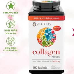 Thumbnail Viên uống collagen mỹ youtheory collagen Type 1,2,3 390 viên Healthy Care chống lão hóa đẹp da 1