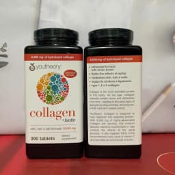 Thumbnail Viên uống collagen mỹ youtheory collagen Type 1,2,3 390 viên Healthy Care chống lão hóa đẹp da 4