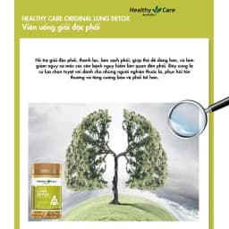 Thumbnail Viên uống giải độc phổi Healthy care lung detox hộp 180 viên extaste official mall 2