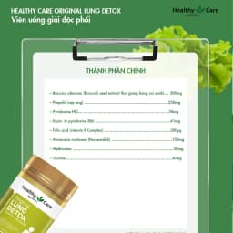 Thumbnail Viên uống giải độc phổi Healthy care lung detox hộp 180 viên extaste official mall 3