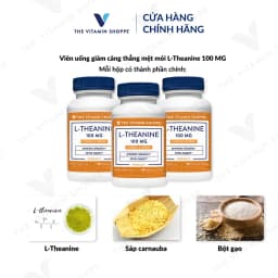 Thumbnail Viên uống giảm căng thẳng mệt mỏi The Vitamin Shoppe L-Theanine 100 MG 1