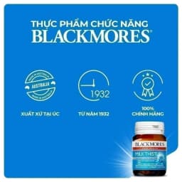 Thumbnail Viên Uống Hỗ Trợ Bảo Vệ Và Phục Hồi Tế Bào Gan Blackmores Milk Thistle Lọ 42 Viên 3