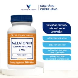 Thumbnail Viên uống hỗ trợ giấc ngủ ngon Melatonin giải phóng kéo dài Melatonin Sustained Release 3 MG 1