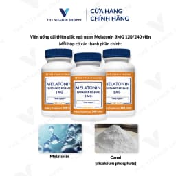 Thumbnail Viên uống hỗ trợ giấc ngủ ngon Melatonin giải phóng kéo dài Melatonin Sustained Release 3 MG 2