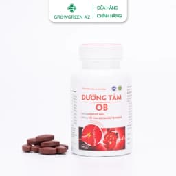 Thumbnail Viên Uống Hỗ Trợ Tim Mạch, Huyết Áp Dưỡng Tâm OB Hộp 60 Viên Chính Hãng Grow Green AZ 2