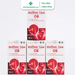 Thumbnail Viên Uống Hỗ Trợ Tim Mạch, Huyết Áp Dưỡng Tâm OB Hộp 60 Viên Chính Hãng Grow Green AZ 4