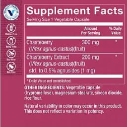 Thumbnail Viên uống điều hòa kinh nguyệt THE VITAMIN SHOPPE Chasteberry Extract 100 viên 2