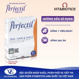 Thumbnail Viên Uống Làm Đẹp Da, Tóc & Móng Vitabiotics PERFECTIL Bổ Sung Biotin Và Vitamin Ngừa Oxy Hóa Hộp 30 Viên 2