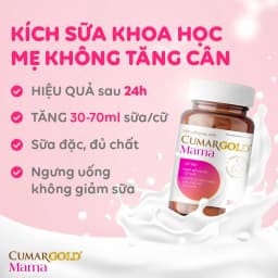 Thumbnail Viên Uống Lợi Sữa CumarGold Mama - Gọi Sữa Về 24h, Bổ Huyết, Phục Hồi Sức Khoẻ Sau Sinh 2