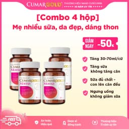 Thumbnail Viên Uống Lợi Sữa CumarGold Mama - Gọi Sữa Về 24h, Bổ Huyết, Phục Hồi Sức Khoẻ Sau Sinh - CMUSS4 1