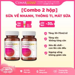 Thumbnail Viên Uống Lợi Sữa CumarGold Mama - Gọi Sữa Về 24h, Bổ Huyết, Phục Hồi Sức Khoẻ Sau Sinh - CMUSS2 1