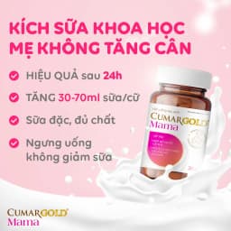 Thumbnail Viên Uống Lợi Sữa CumarGold Mama - Gọi Sữa Về 24h, Bổ Huyết, Phục Hồi Sức Khoẻ Sau Sinh - CMUSS2 2