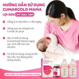 Thumbnail Viên Uống Lợi Sữa CumarGold Mama - Gọi Sữa Về 24h, Bổ Huyết, Phục Hồi Sức Khoẻ Sau Sinh - CMUSS2 4