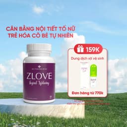 Thumbnail Viên uống nội tiết tố nữ Zlove se khít và làm hồng vùng kín, giảm khô hạn, nấm ngứa ( Hộp 50 viên) 1