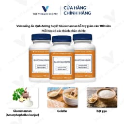 Thumbnail VIÊN UỐNG ỔN ĐỊNH ĐƯỜNG HUYẾT THE VITAMIN SHOPPE GLUCOMANNAN 3