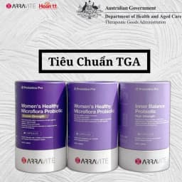 Thumbnail Viên Uống Phụ Khoa Arravite - Men Dạng Viên Uống Giúp Các Vấn Đề Về Ngứa Ngáy Viêm Nhiễm Cho Cơ Thể 1