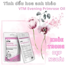 Thumbnail Viên uống tinh dầu hoa anh thảo VTM Evening Primrose Oil, hỗ trợ cân bằng nội tiết tố, làm đẹp da, tóc, móng 3